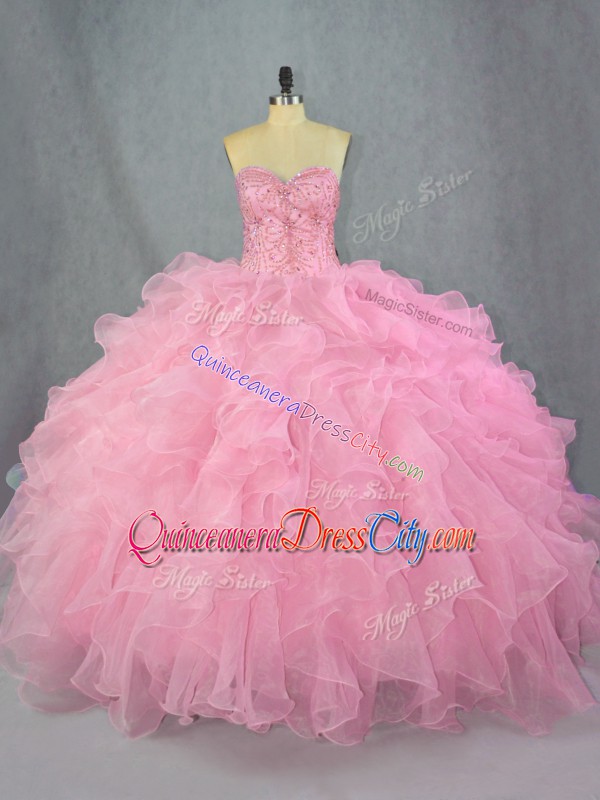 puffy pink quinceanera dress,how to make a quinceanera dress puffy,do quinceanera dress have to be pink,pinkish quinceanera dress,ball gown prom quinceanera dress,organza ruffled ball gown quinceanera dress,quinceanera dress without train,sweetheart neckline quinceanera dress,