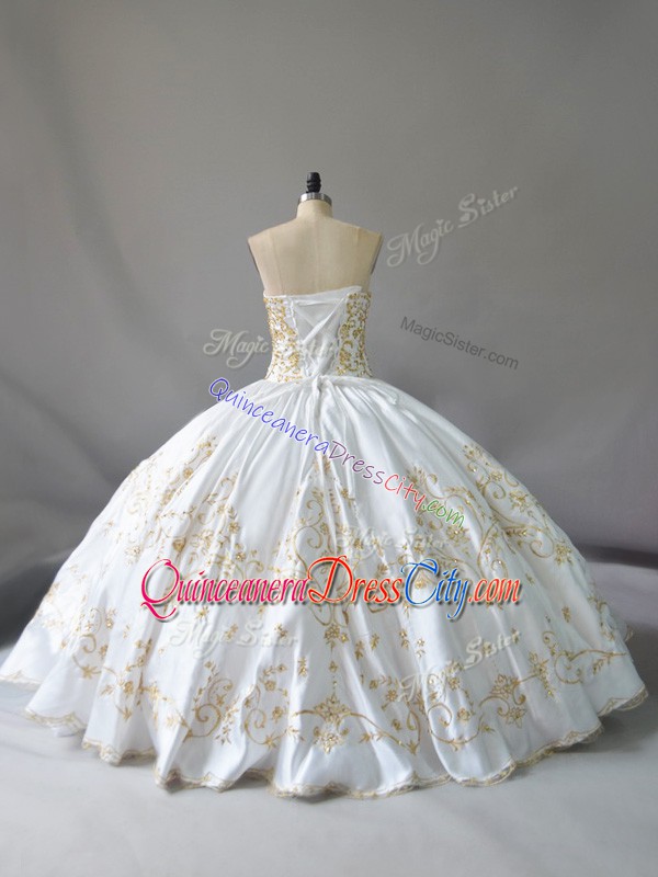 custom quinceanera dress in houston,how much does it cost to customize your quinceanera dress,white sweetheart quinceanera dress,white quinceanera dress with sweetheart neckline,all white quinceanera dress,white with gold quinceanera dress,satin fabric quinceanera dress,gold embroidery quinceanera dress,wholesale charro quinceanera dress,mexican quinceanera dress wholesale,